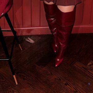 Vince Camuto Red Heeled Boots